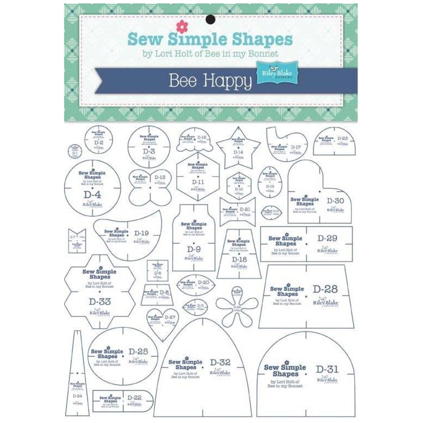 Bee Happy Sew Simple Shapes