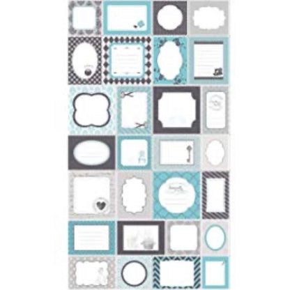 Quilt Labels - Blue