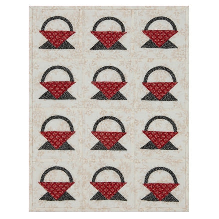 Iddy Biddy Baskets Wall Hanging Fabric Kit