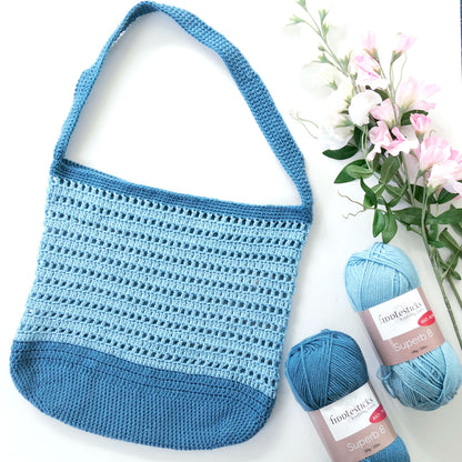 Crochet Market Bag Printed Pattern