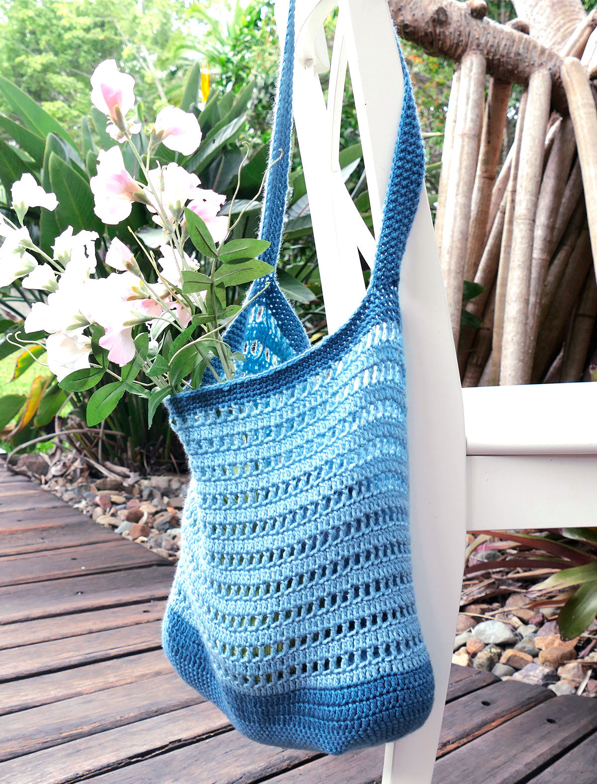 Crochet Market Bag Printed Pattern