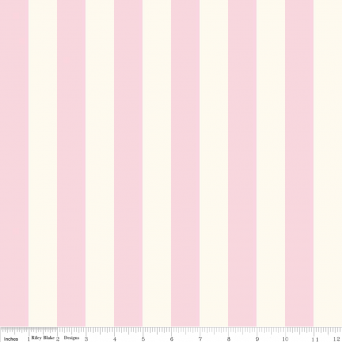 1" Le Creme Stripe Baby Pink