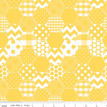 Hexi Print Yellow