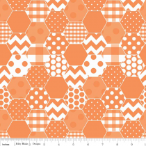 Hexi Print Orange