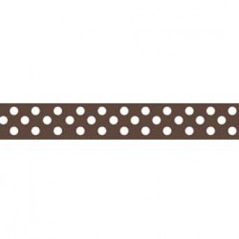 3/8" White Dots Grosgrain Ribbon - Various Colours