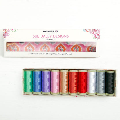 Sue Daley Wonderfil Thread Pack Favourites