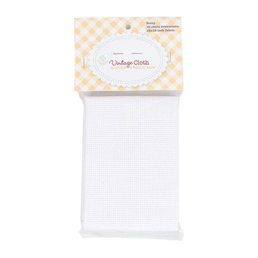 Daisy 10 Count 18" x 18" Vintage Cross Stitch Cloth