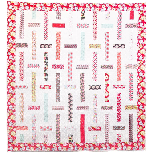 Wildblumen-Quilt-Druckmuster